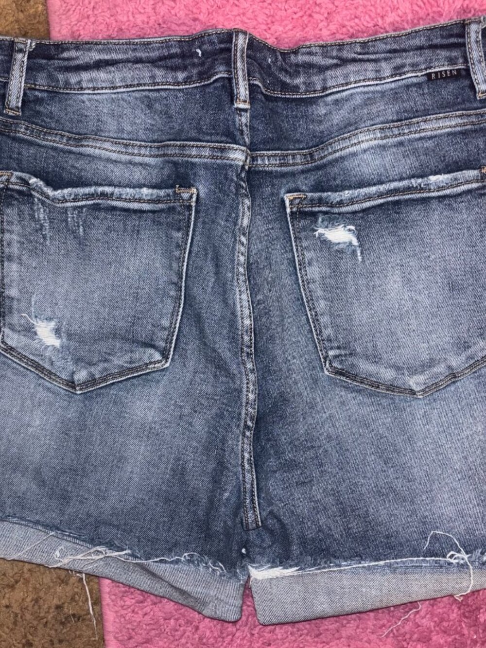 RISEN JEAN SHORTS - Picture 2 of 3